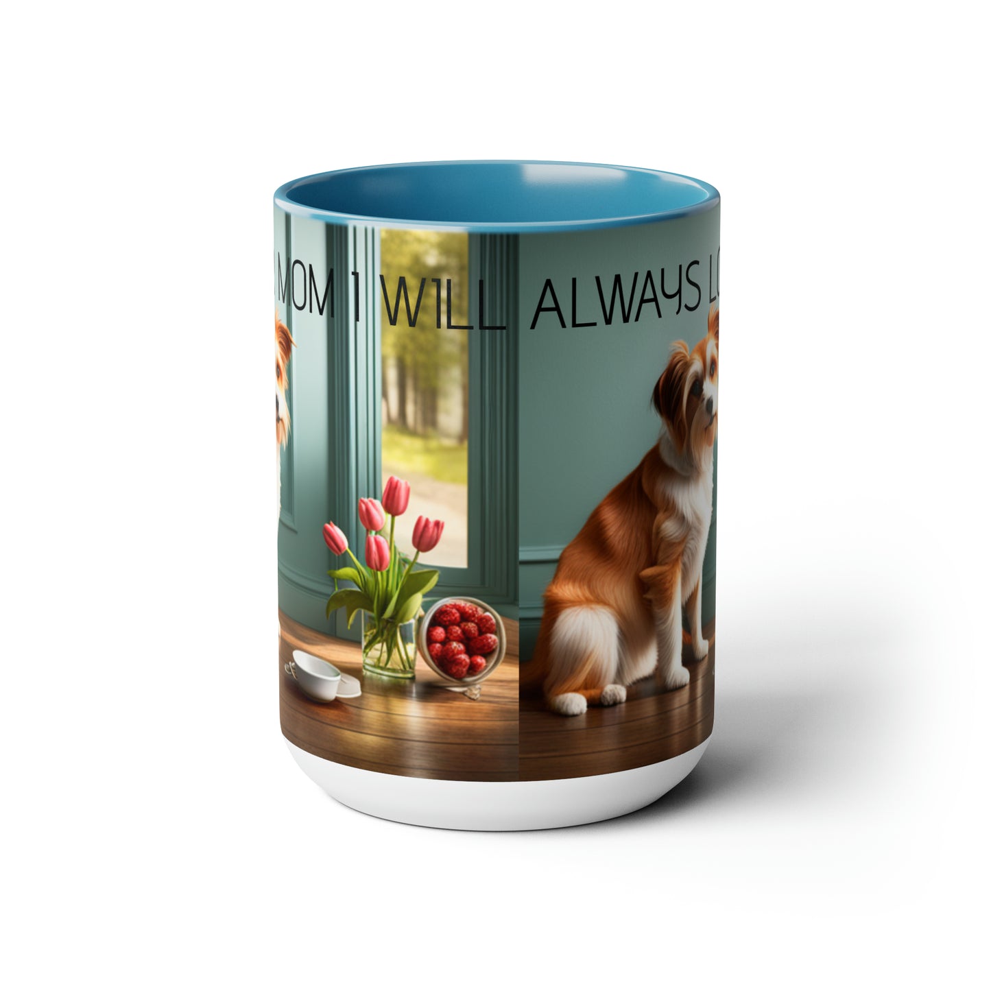 Two-Tone Coffee Mugs, 15oz