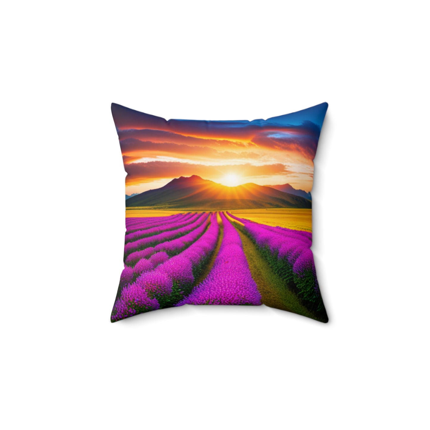 Spun Polyester Square Pillow