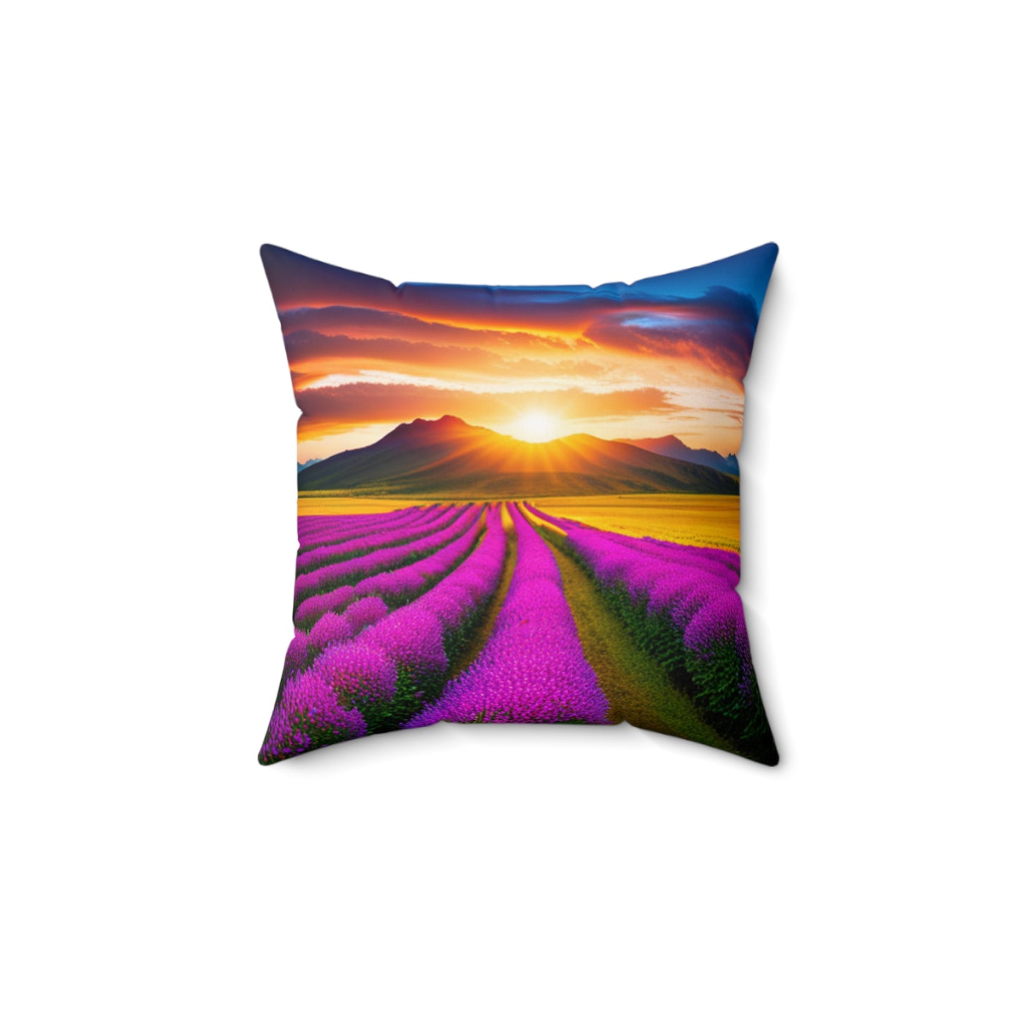 Spun Polyester Square Pillow