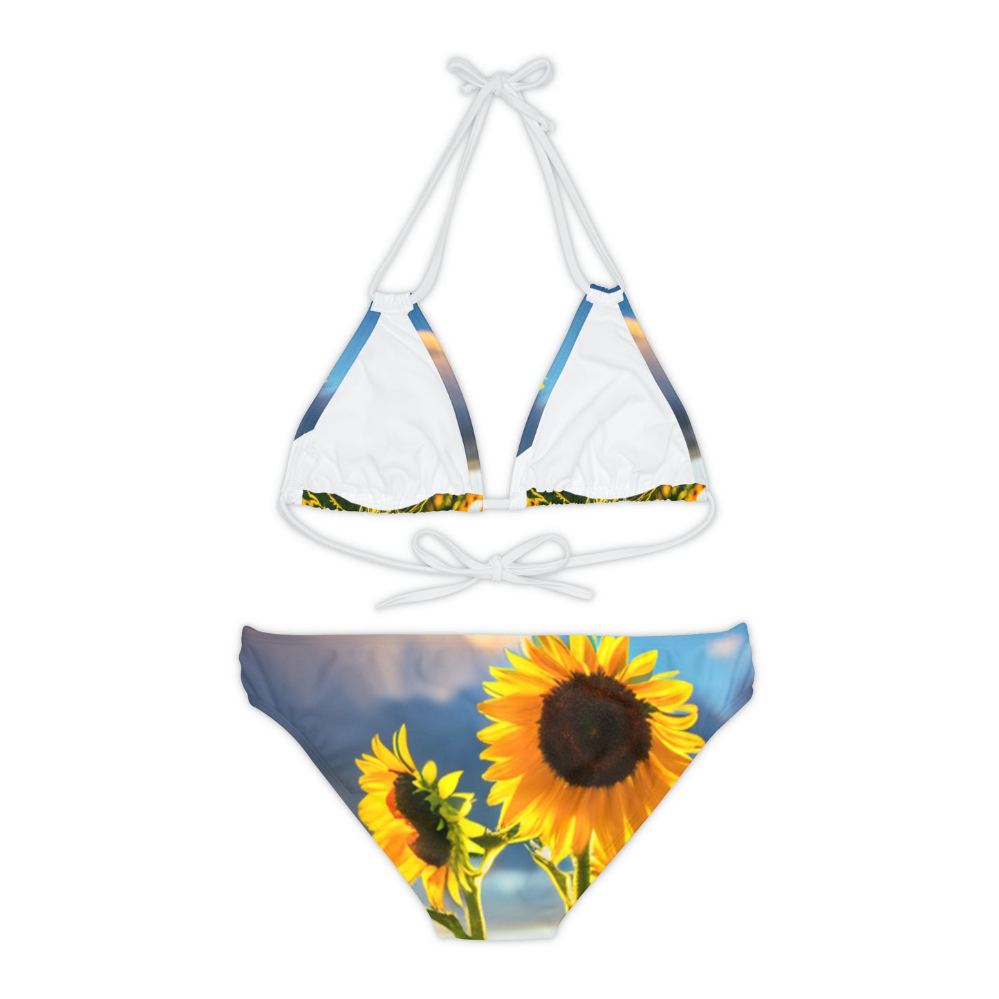 Strappy Bikini Set (AOP)