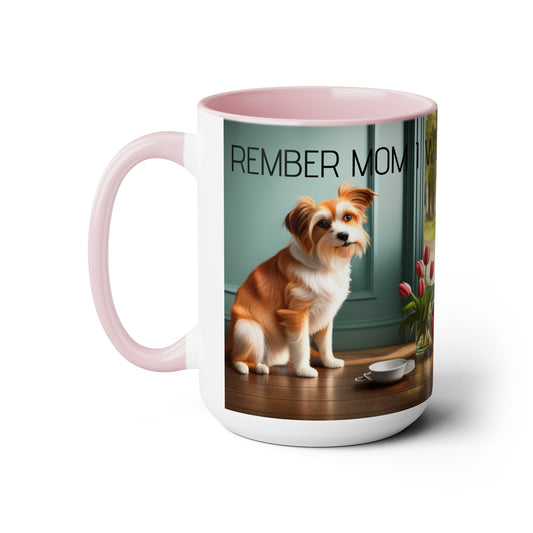Two-Tone Coffee Mugs, 15oz