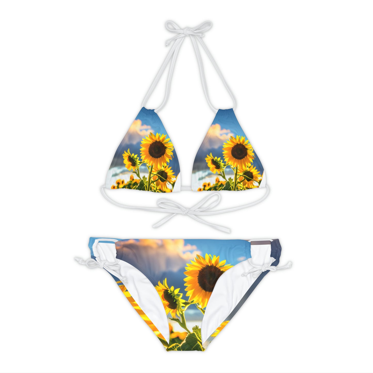 Strappy Bikini Set (AOP)