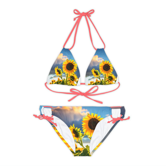 Strappy Bikini Set (AOP)