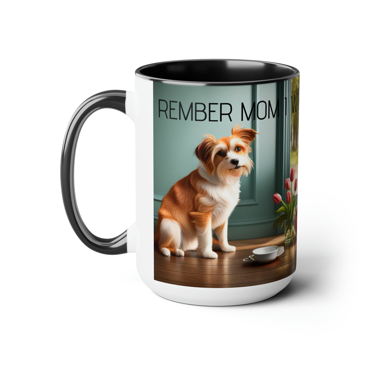 Two-Tone Coffee Mugs, 15oz