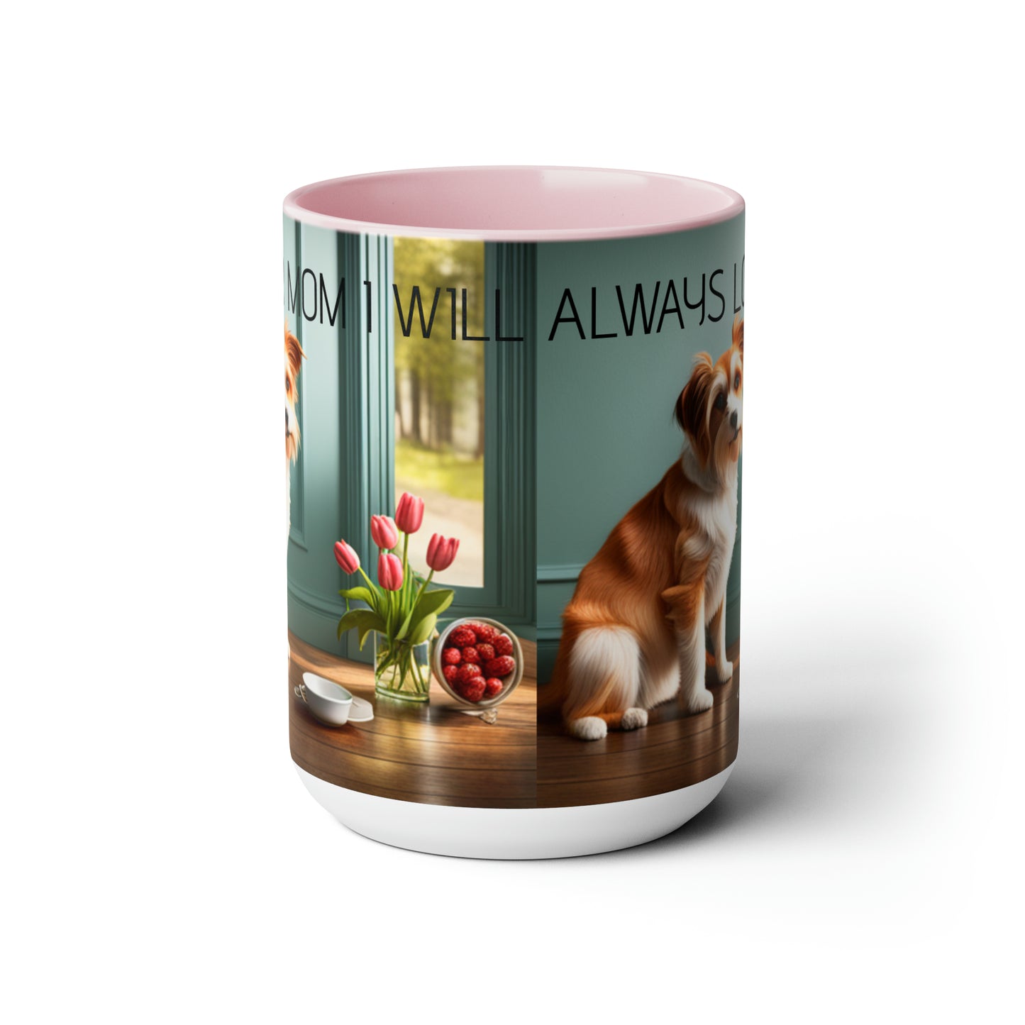 Two-Tone Coffee Mugs, 15oz