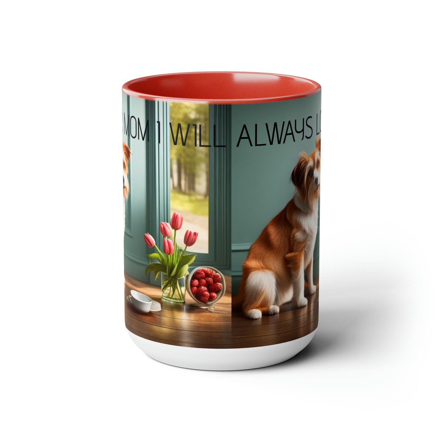Two-Tone Coffee Mugs, 15oz